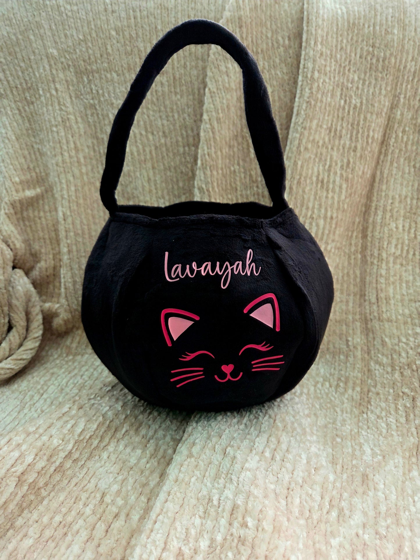 Halloween Basket In Black