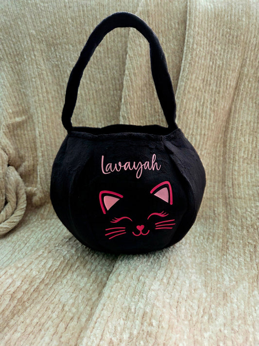 Halloween Basket In Black