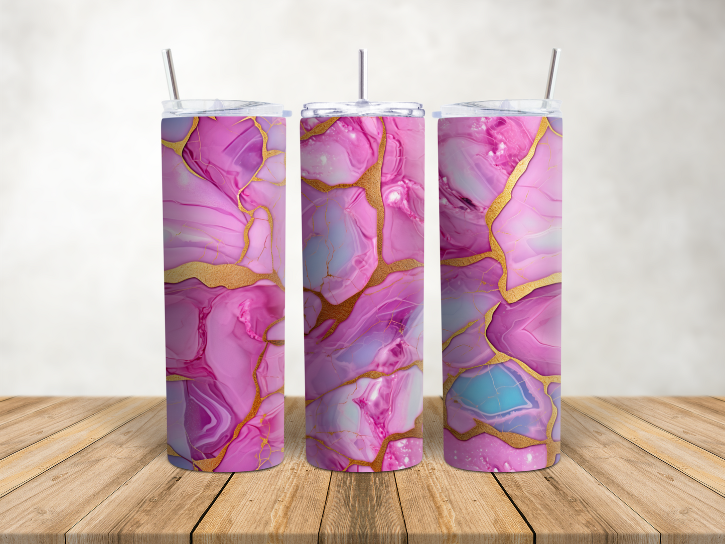 3D Blush Pink Tumbler