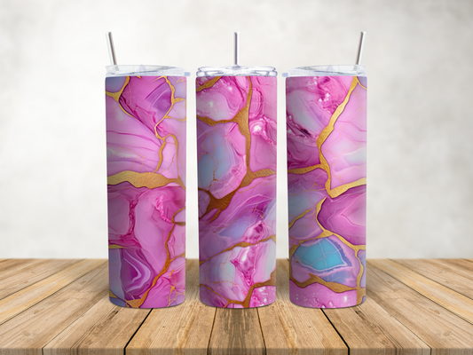 3D Blush Pink Tumbler