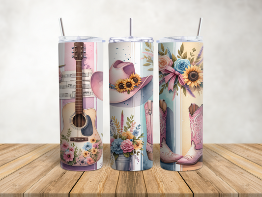Pink Country Tumbler
