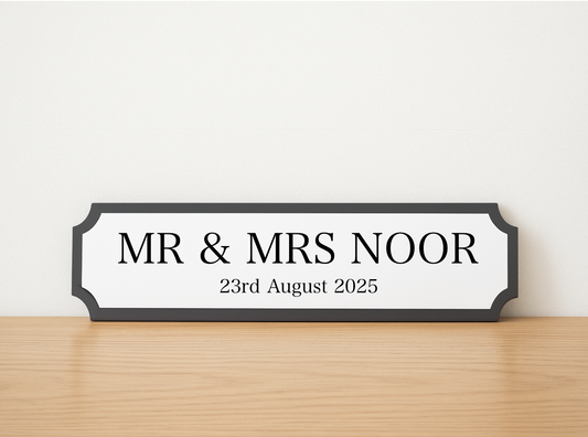 Wedding Street Sign 40cm