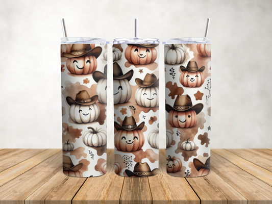 Cowboy Pumkins Tumbler